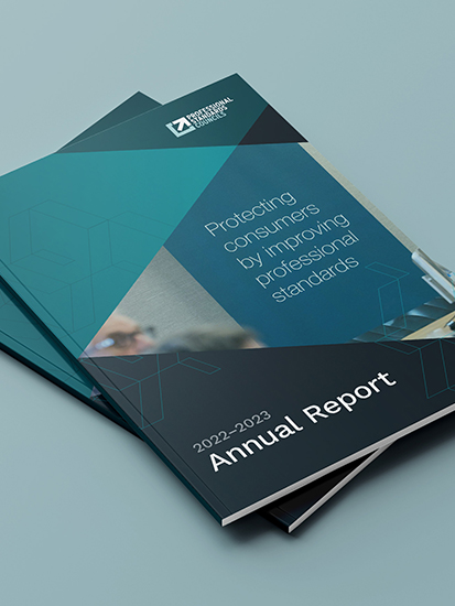 Professional Standards Councils Annual Report 2022-23 Cover